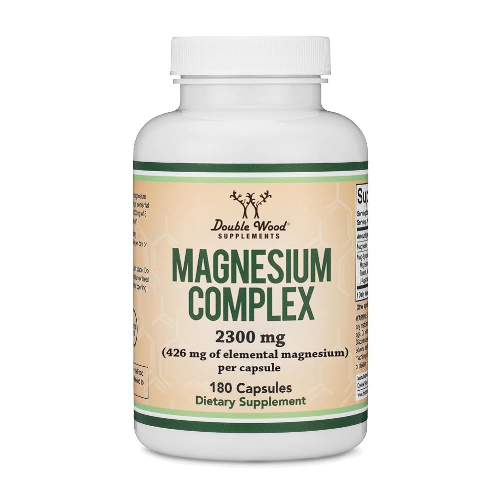 Double Wood Magnesium Complex 8 Forms 426 mg - 180 Capsules