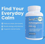 Sanar Naturals Ashwagandha 2100 mg Stress & Mood Support - 120 Capsules - image 3