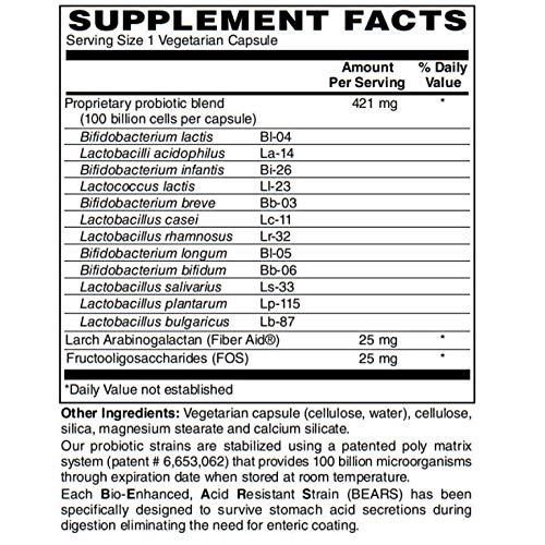 BariatricPal Probiotic 100 Billion CFU Capsules - 30 Count - image 2