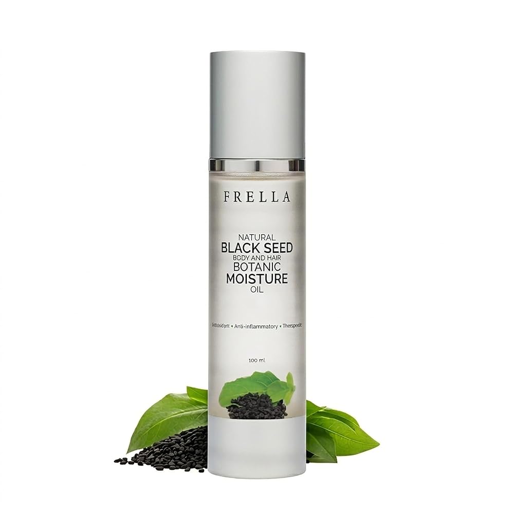 Frella Natural Black Seed Oil for Hair and Skin - 3.38 fl oz