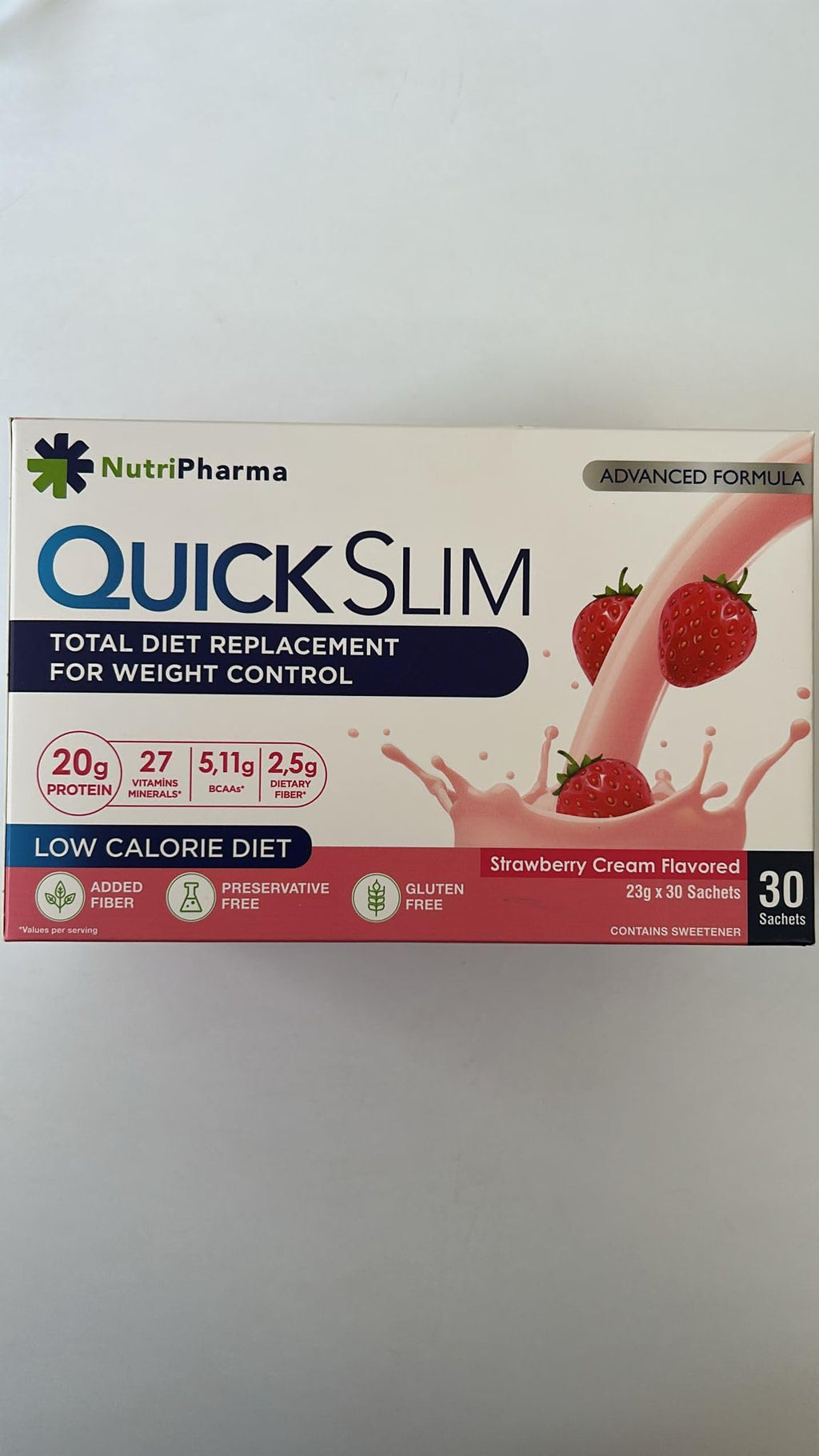 NUTRIPHARMA Quick Slim Quick Slim Meal Replacement Shakes for Weight