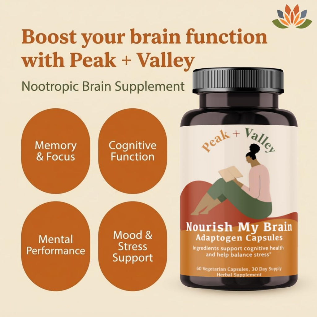 Peak + Valley Nootropic Brain Support Supplement for Memory & Focus - image 5