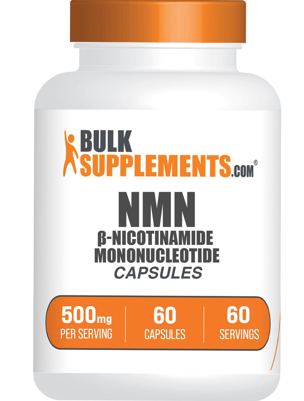 BulkSupplements NMN Capsules 500mg - 60 Capsules