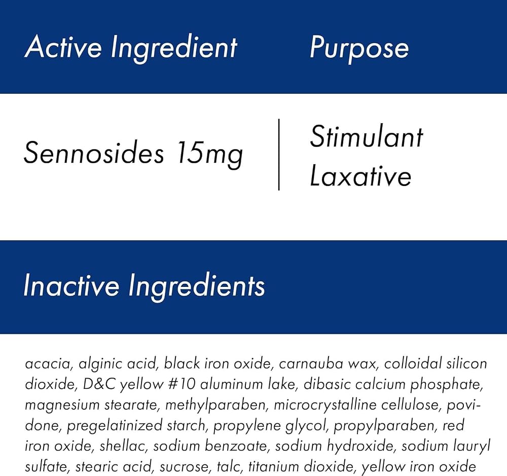 Perdiem Stimulant Laxative Pills - 240 Tablets - image 3