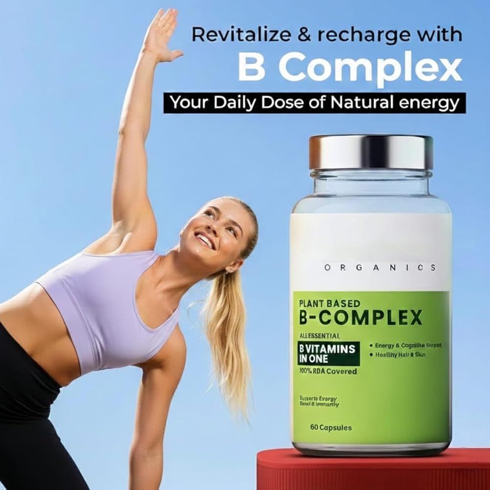Generic Plant Based Vitamin B-Complex - 60 Vegetarian Capsules - image 6