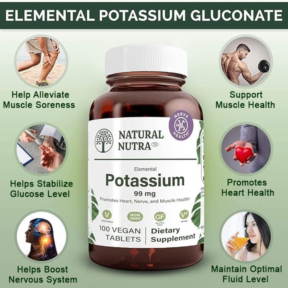 Natural Nutra Elemental Potassium Gluconate Supplement Parent