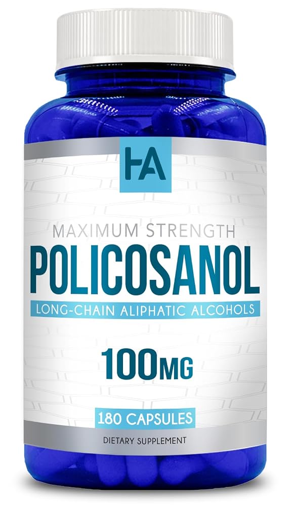 Healing Awakening Policosanol 100mg Supplement - 180 Capsules