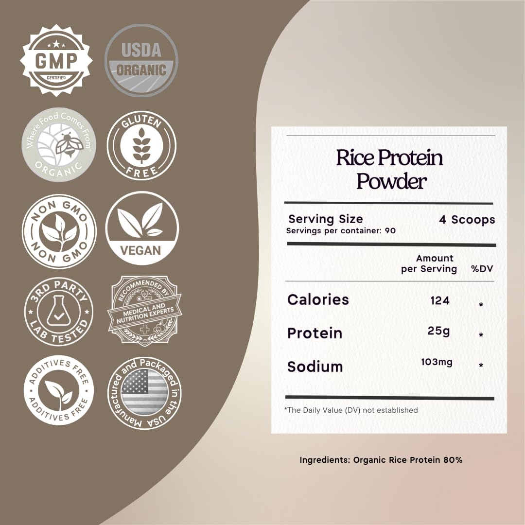 Zen Principle Organic Brown Rice Protein Powder - 6 lb - image 2
