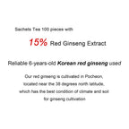 Pocheon Korean 6 Years Red Ginseng Extract Tea - 100 Tea Bags - image 4