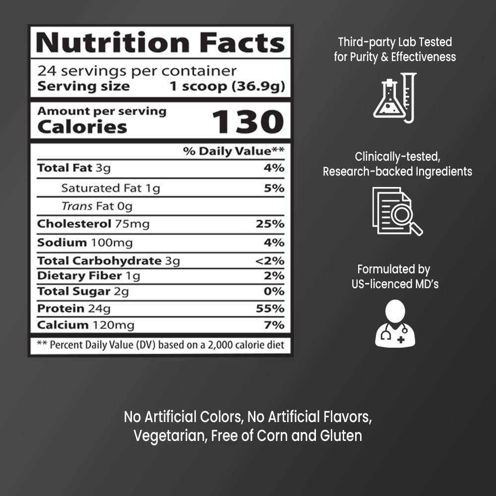VB Health Whey Protein Chocolate Brownie - 30 Servings - image 4