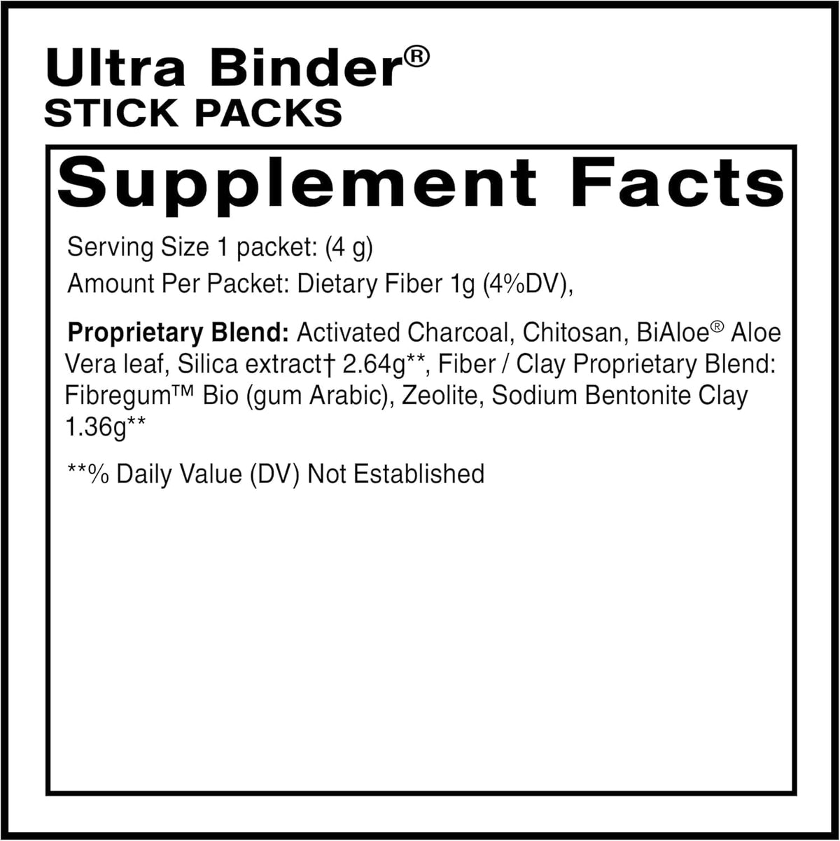 Quicksilver Scientific Ultra Binder, 20 Stick Pakcs - image 2