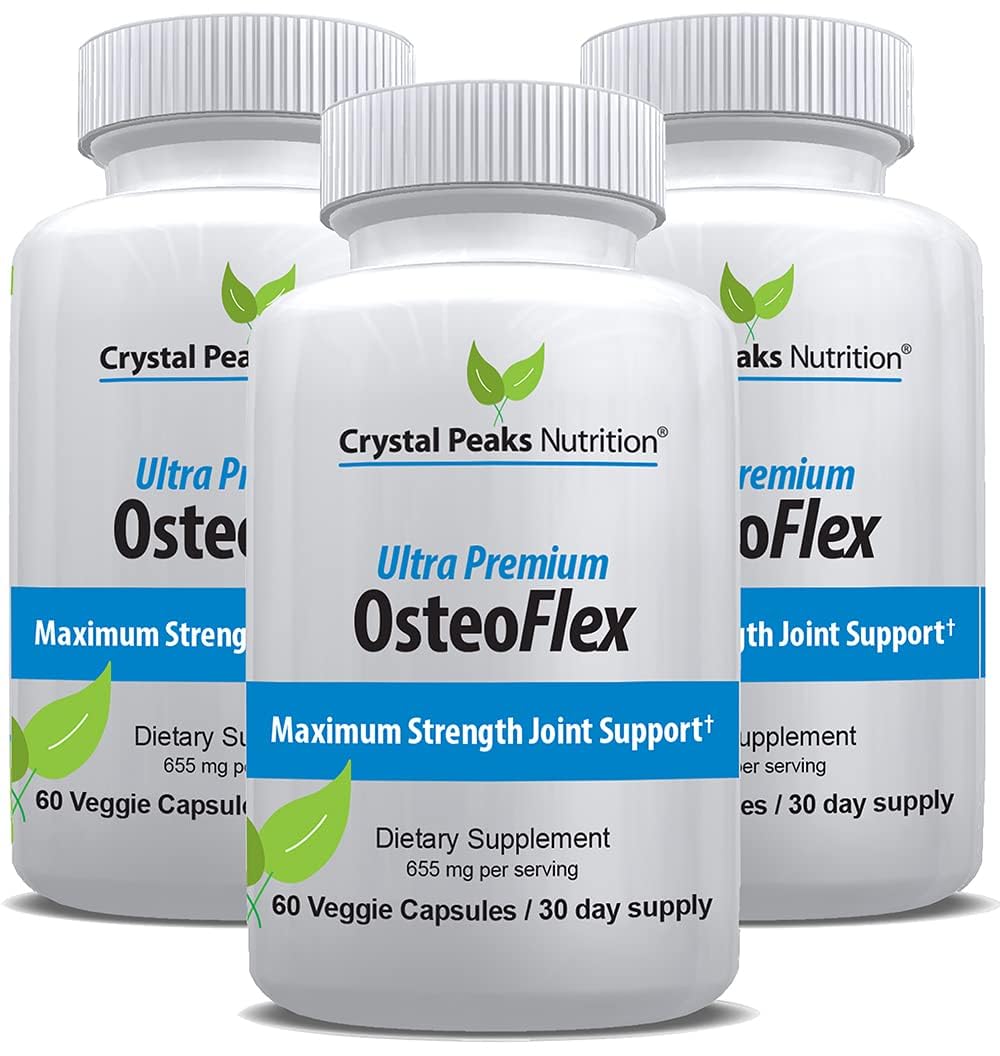 Crystal Peaks Nutrition Organic Curcuminoids Osteoflex Turmeric - 60 Capsules - image 5