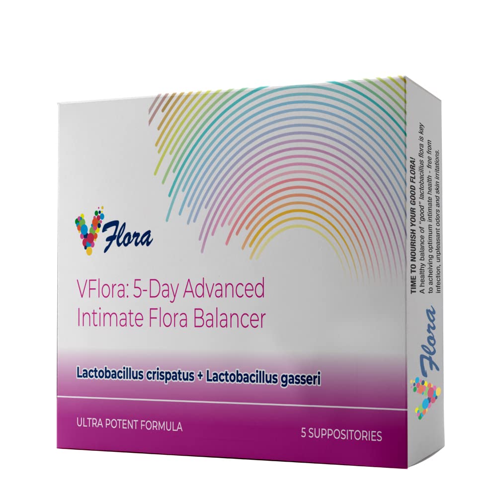 VagiBiom 5-Day Vflora Lactobacillus Suppositories - 5 Count