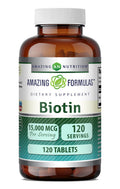 Amazing Nutrition Biotin 15000 mcg - 120 Tablets