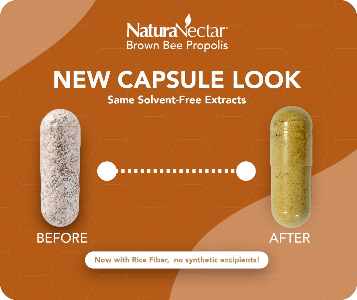 NaturaNectar Brown Bee Propolis - 60 Capsules - image 7