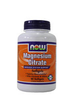 Now Foods Magnesium Citrate 134 mg Nervous System Support - 180 Softgels