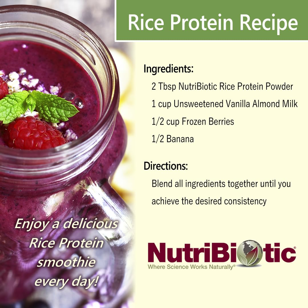 NutriBiotic Chocolate Rice Protein Powder - 22.9 oz - image 4