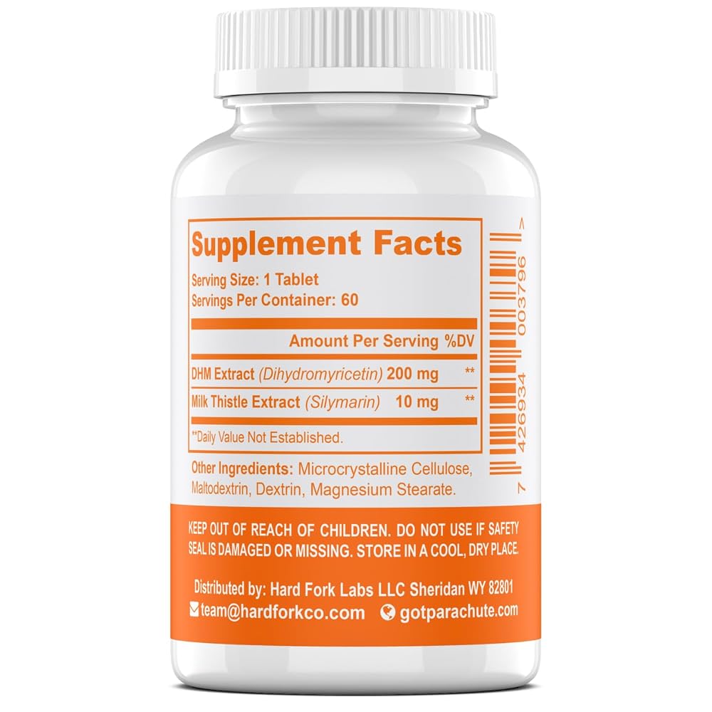 Parachute DHM and Milk Thistle Blend - 60 Tablets - image 5