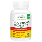 21st Century Estro Support Max + Energy Vegetarian Capsules - 30 Count