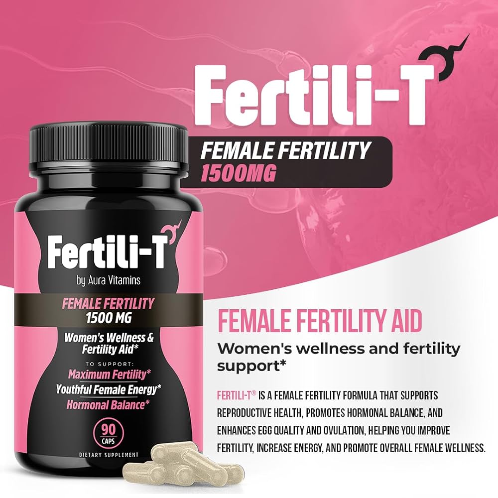 AURA VITAMINS Fertili-T Female Fertility Support - 90 Capsules - image 2