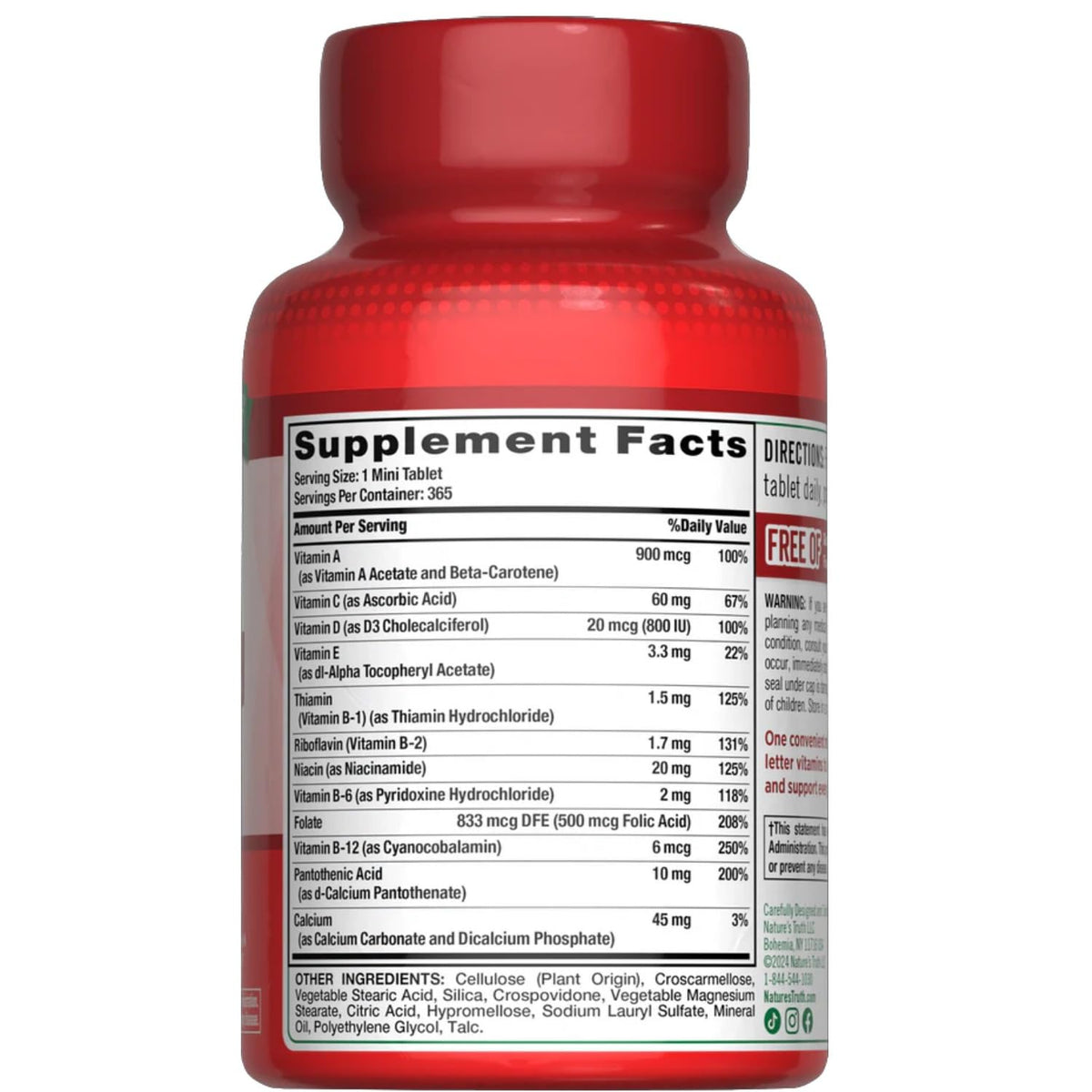 Nature's Truth One Daily Essential Multivitamin - 100 Tablets - image 3