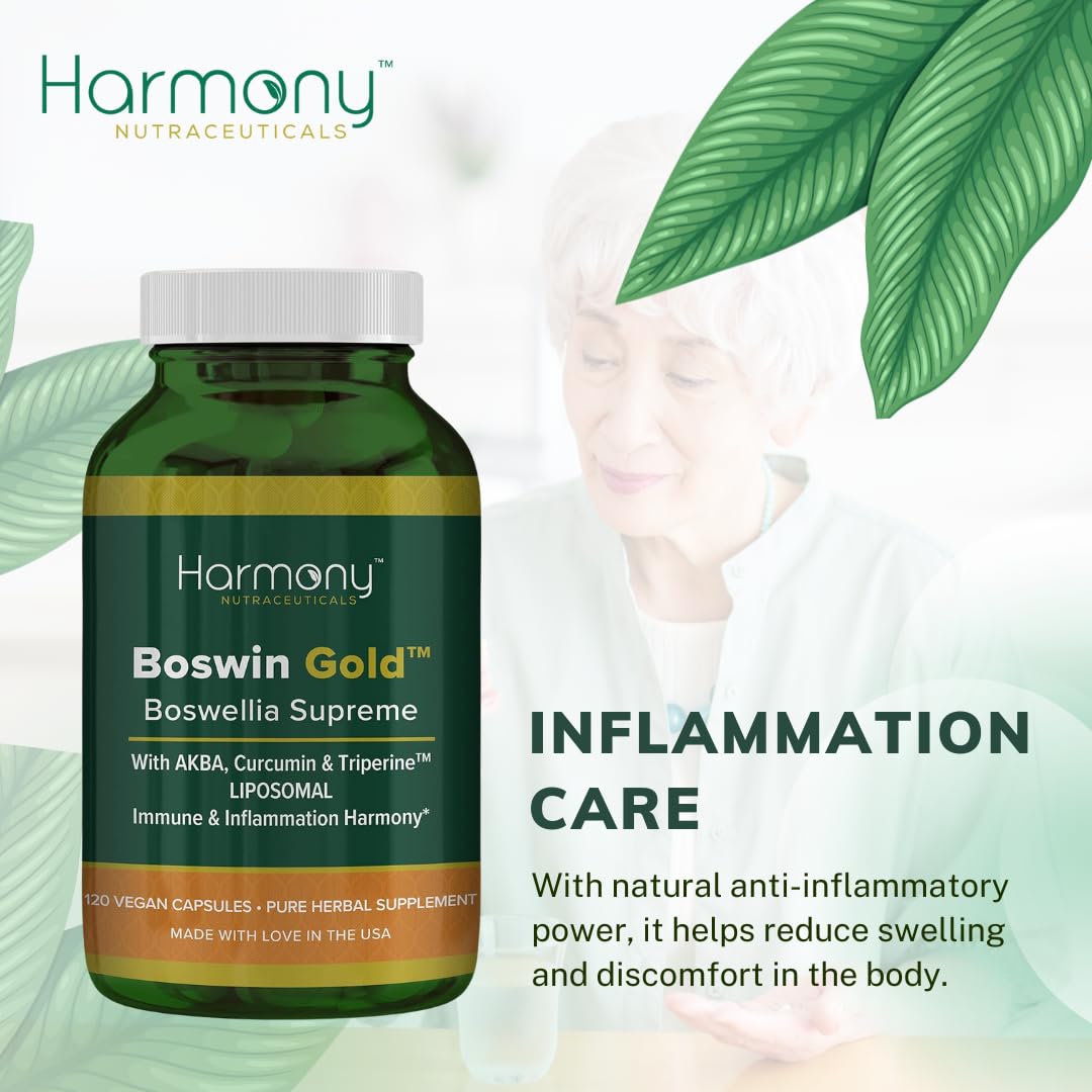 Harmony Nutraceuticals Boswin Gold Liposomal Boswellia Extract - image 3