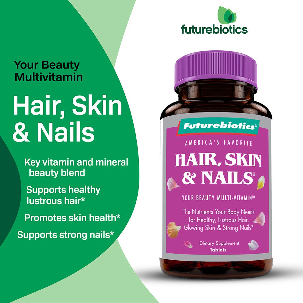 Futurebiotics Hair, Skin & Nails Beauty Multivitamin - 75 Tablets - image 3