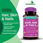 Futurebiotics Hair, Skin & Nails Beauty Multivitamin - 75 Tablets - image 3