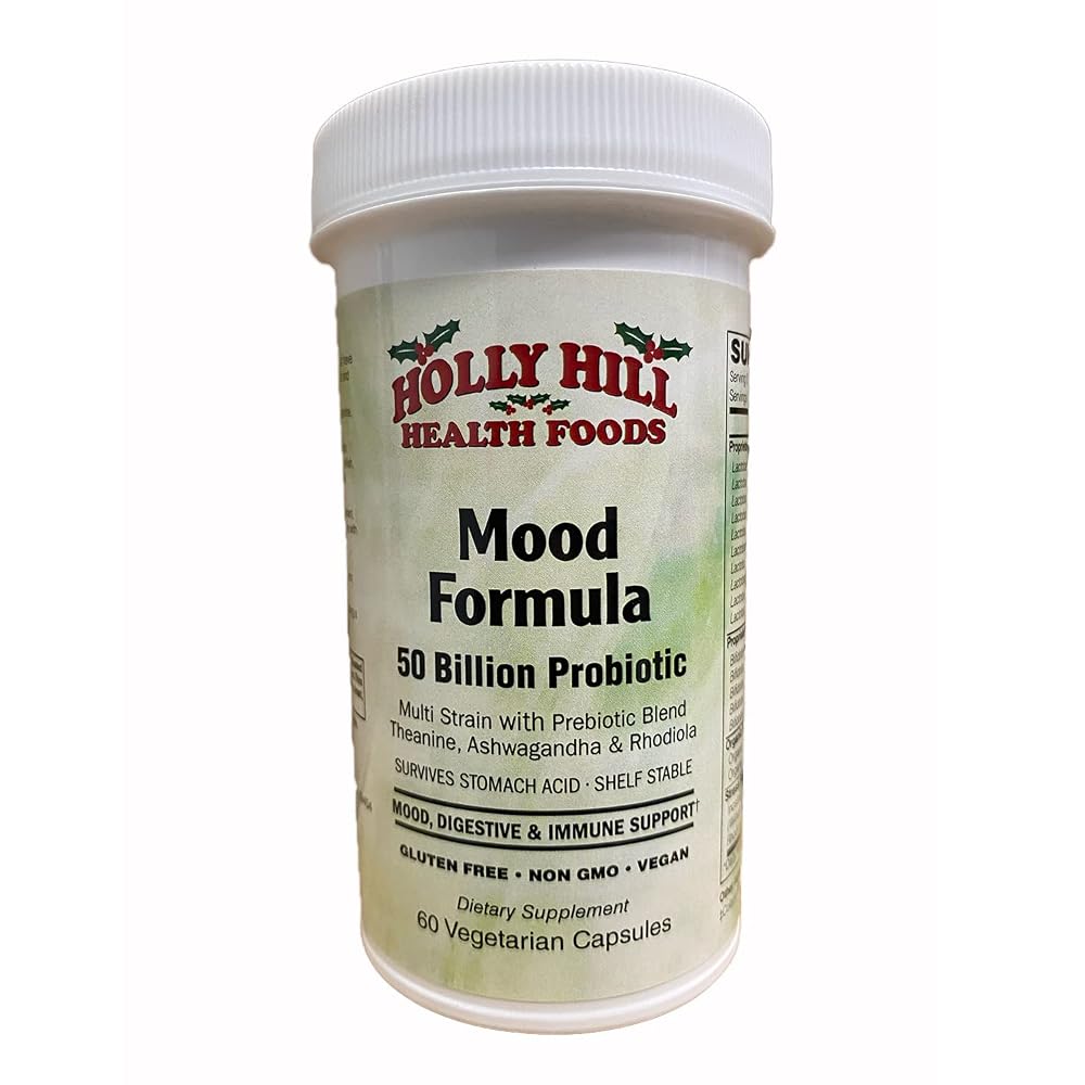 Holly Hill Health Foods Mood Support 50 Billion Probiotic