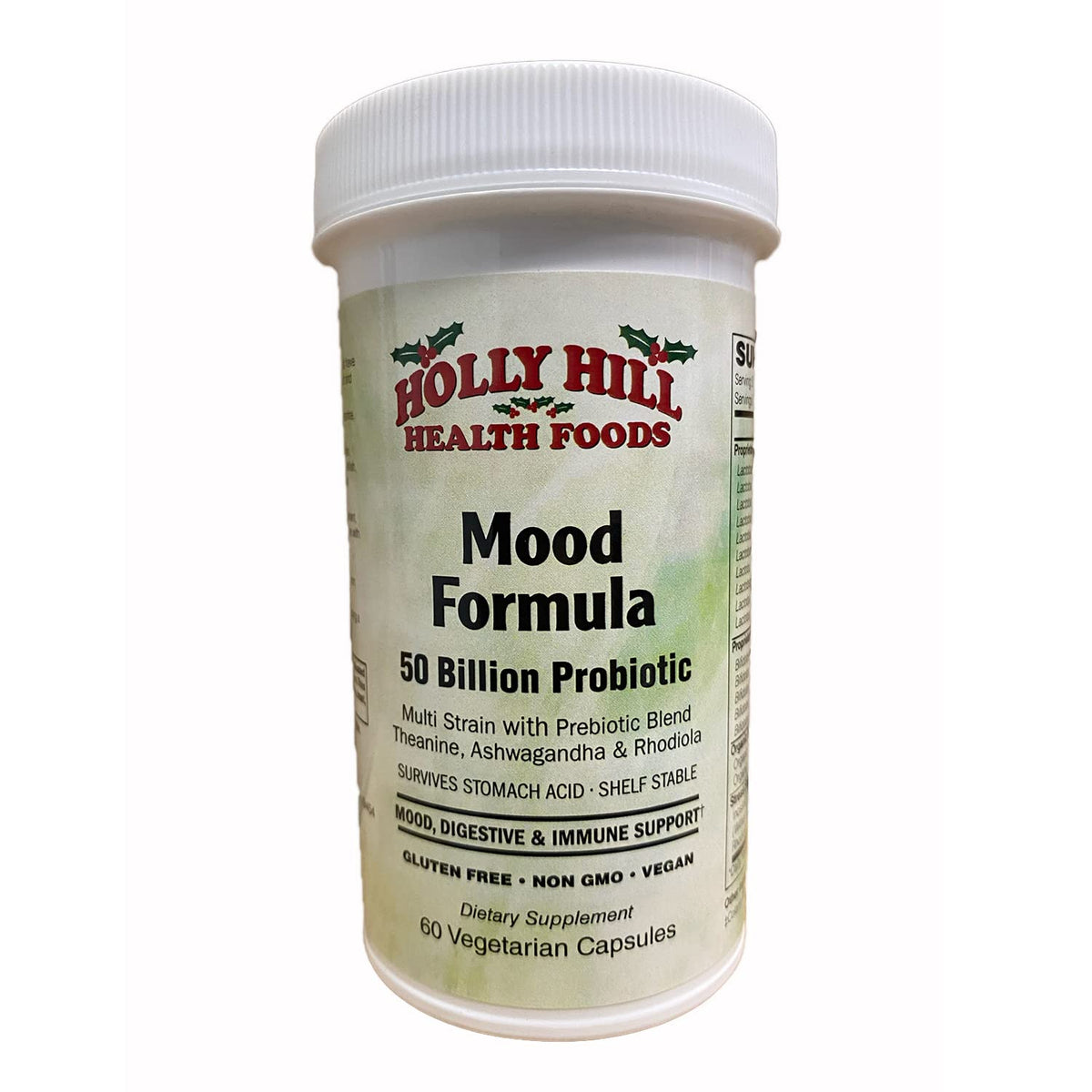 Holly Hill Health Foods Mood Support 50 Billion Probiotic
