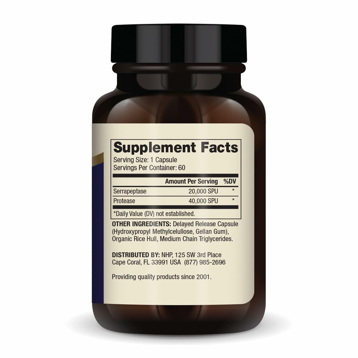 Dr. Mercola Serrapeptase Enzymes 20,000 SPU - 60 Capsules - image 2