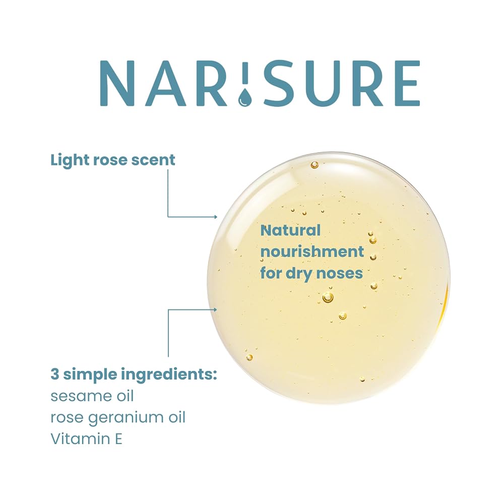 Narisure Dry Nose Relief Oil Rose Geranium - 20ml - image 2