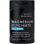 Sports Research Magnesium Glycinate 160mg - 90 Capsules