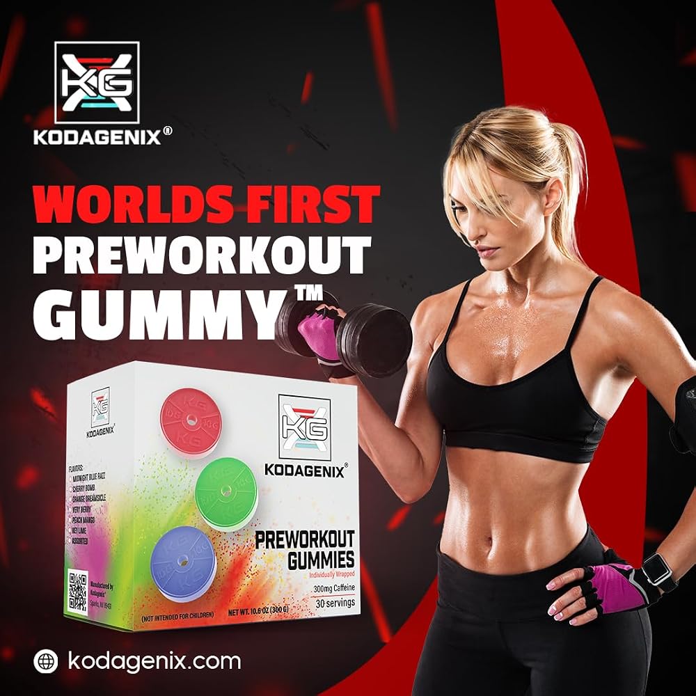Kodagenix Pre Workout Gummies with Caffeine & L-Citrulline - 30 Servings - image 5