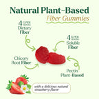 Nature's Gummies Prebiotic Fiber Gummies Digestive Support - 60 Gummies - image 3