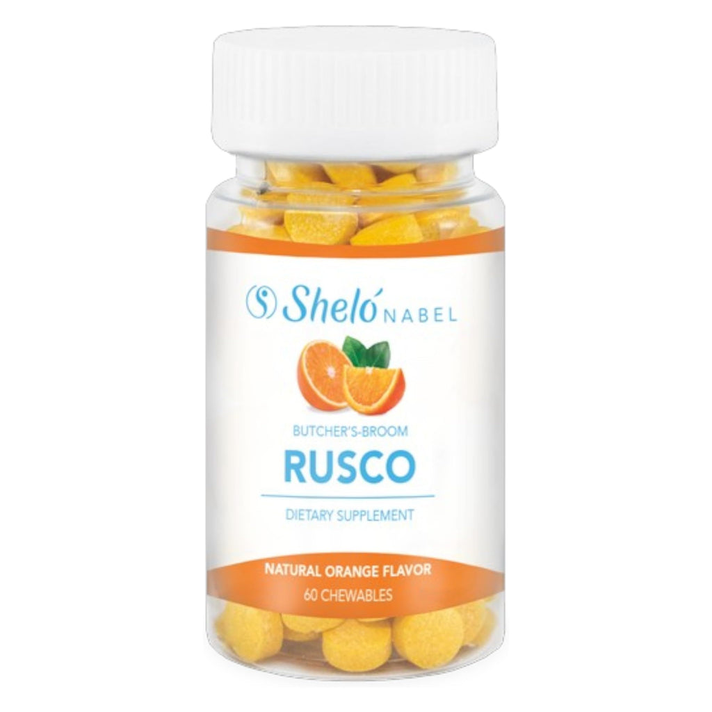 Sheló NABEL Rusco Chewable Tablets Circulation Support - 60 Tablets