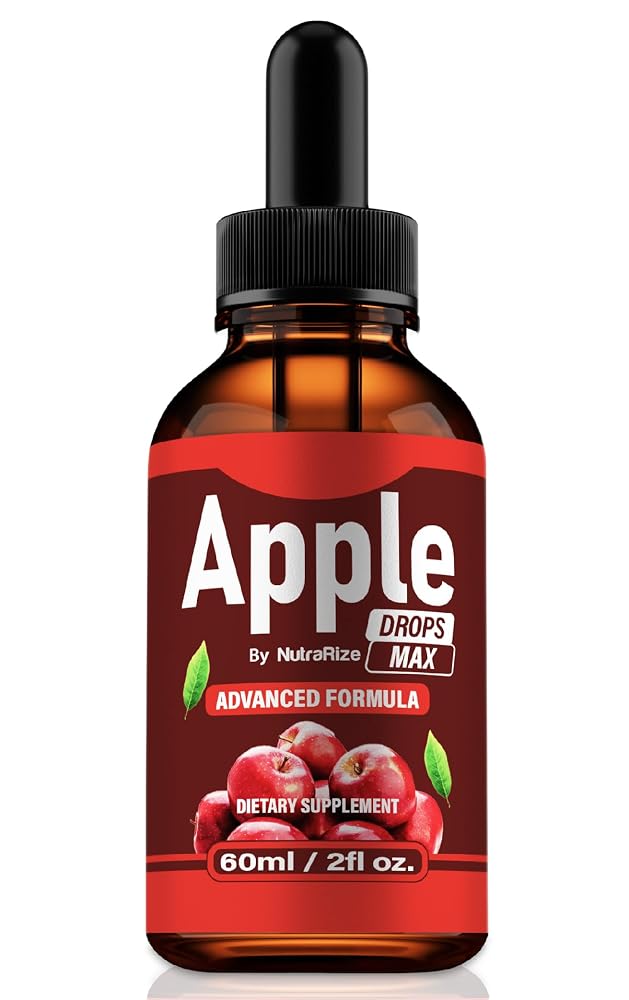 NutraRize Apple Drops Max Liquid Formula - 2 Fl Oz