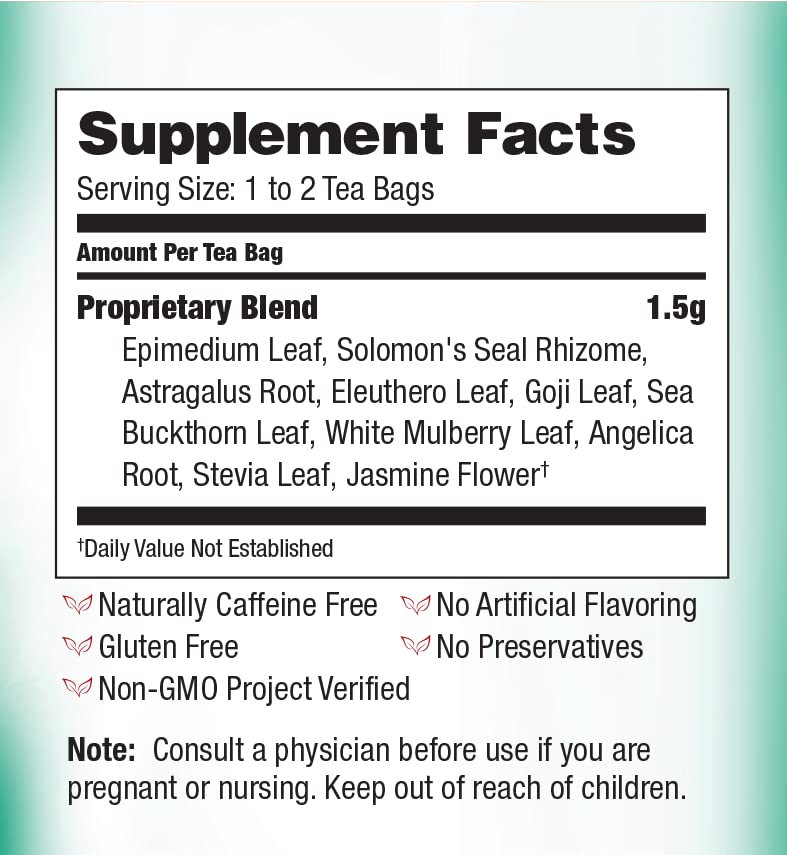 Bravo Tea Menopause Comfort Herbal Tea Caffeine Free - 20 Tea Bags - image 5