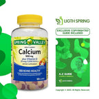 LightSpring Calcium Plus Vitamin D Adult Gummies 500mg - 100 Count - image 2