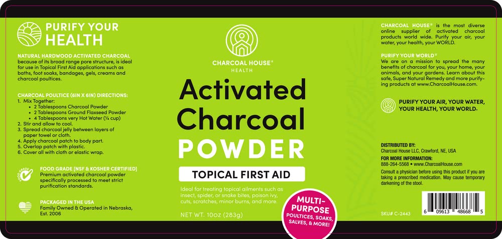 Charcoal House Activated American Hardwood Charcoal Powder - image 5