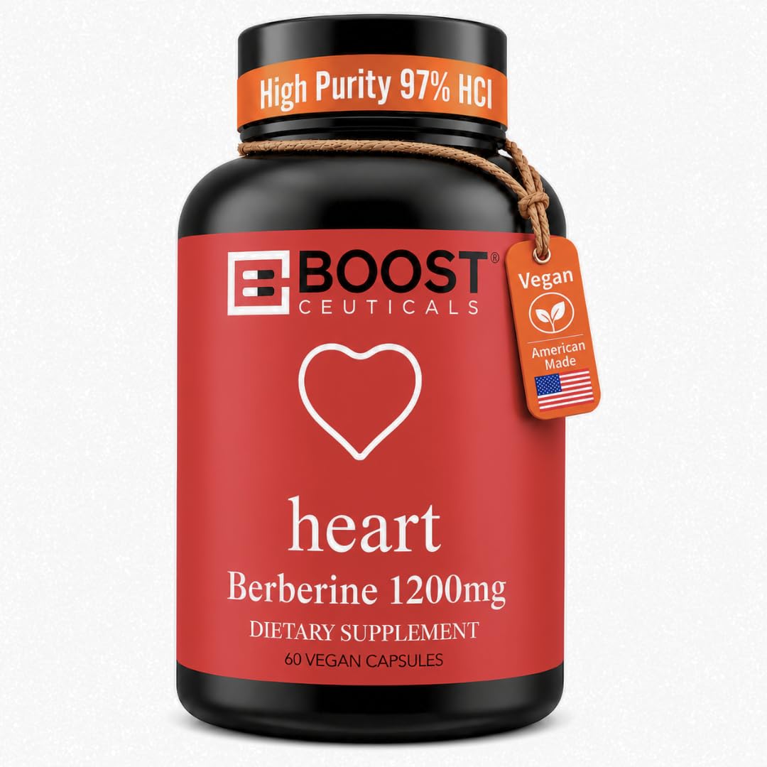 BoostCeuticals Pure Berberine 1200mg - 60 Vegan Capsules