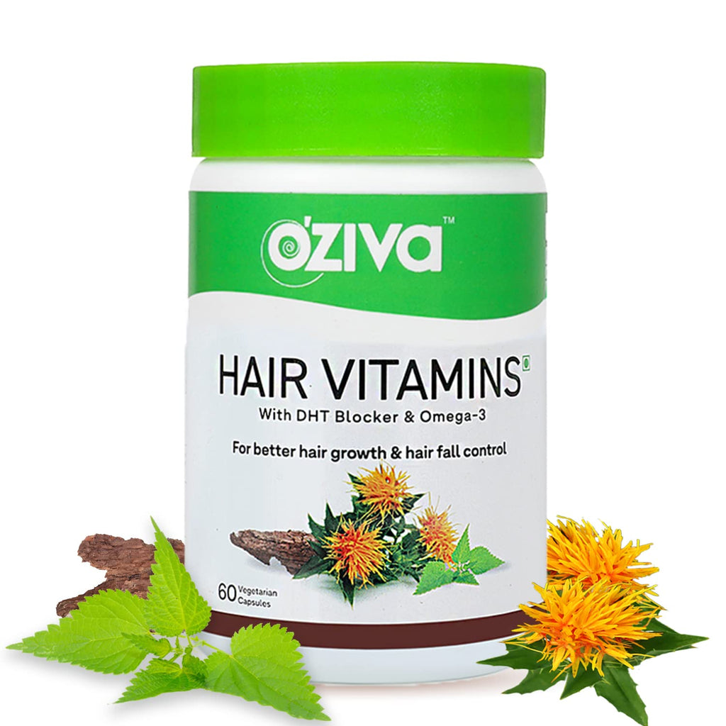 OZiva Hair Vitamins Capsules with Keratin Builder - 2 Count - image 6