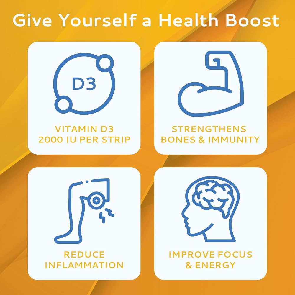 CALMOUR Vitamin D3 Strips