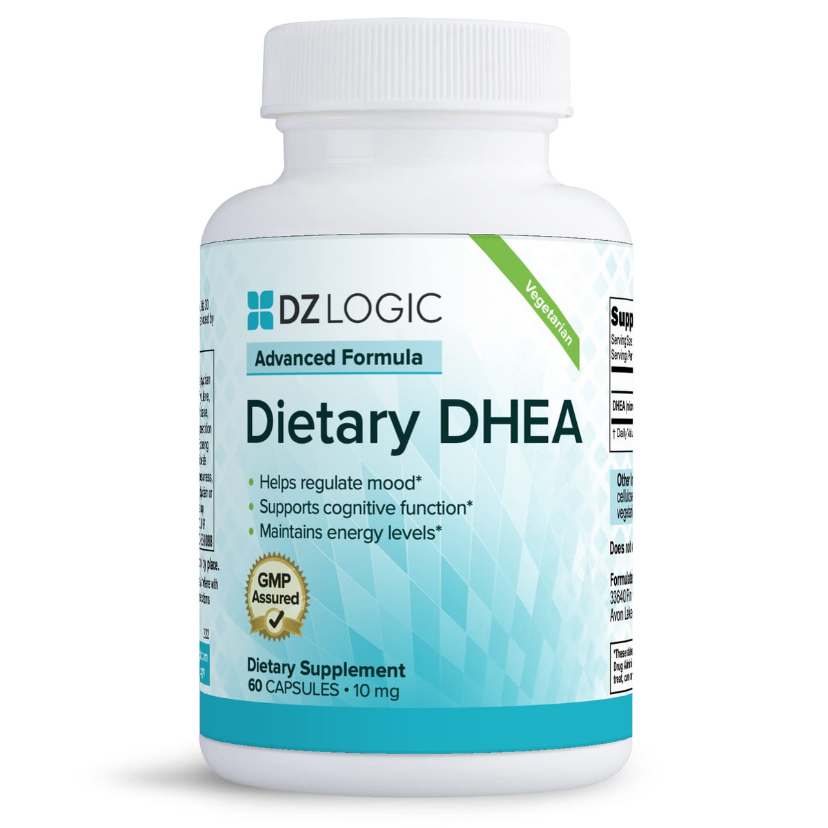 Dzugan PhysioLogic Advanced DHEA Formula 10mg - 60 Capsules