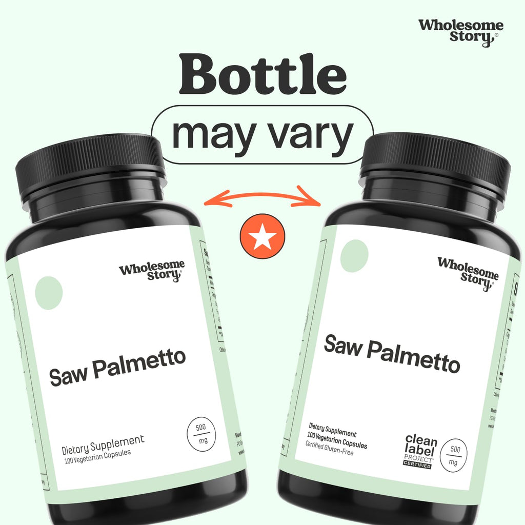 Wholesome Story Saw Palmetto Extract 500mg - 100 Capsules - image 2