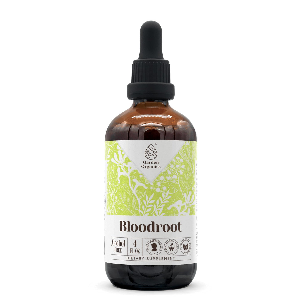 Garden Organics Bloodroot Alcohol-Free Natural Tincture Extract