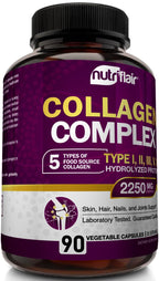 NutriFlair Multi Collagen Peptides 2250mg - 90 Capsules - image 5