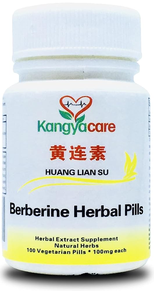 Kangyacare Berberine Herbal Pills - Huang Lian Su (黄连素) - Berberine