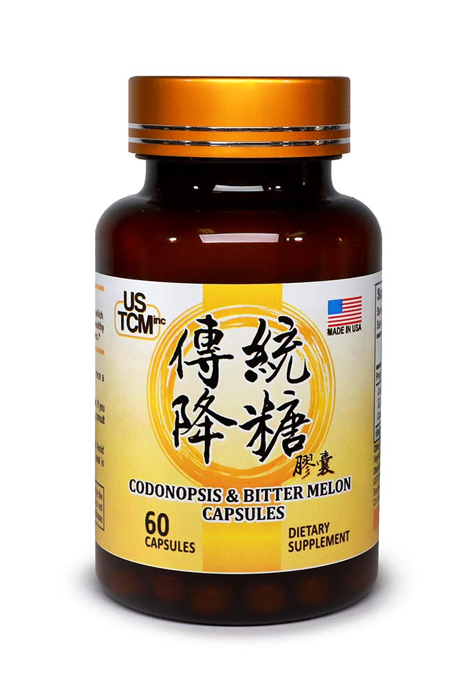 USTCM Codonopsis Bitter Melon Capsules 500mg - 60 Vegetable Capsules