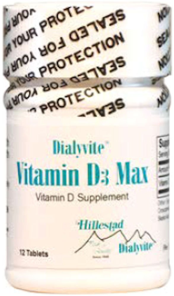 Dialyvite Vitamin D3 Max 50,000 IU - 12 Tablets